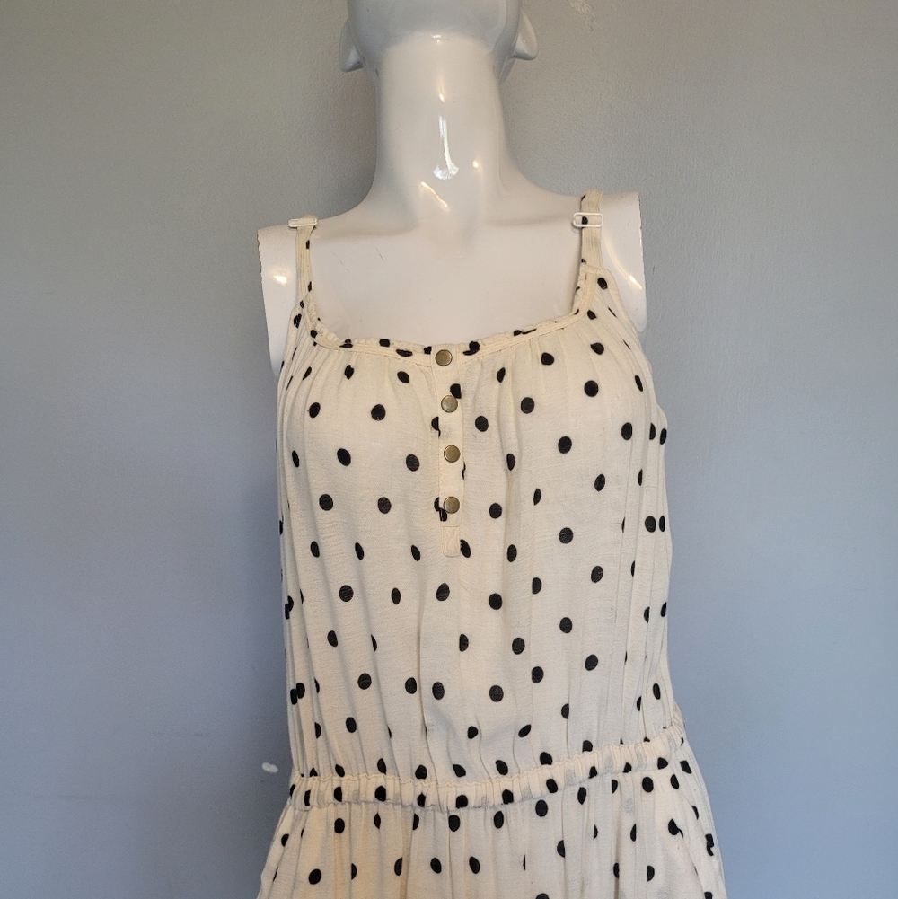 Anthropologie Lilka Polka Dot Paisley Dress, GUC, Size M - Picture 2 of 7